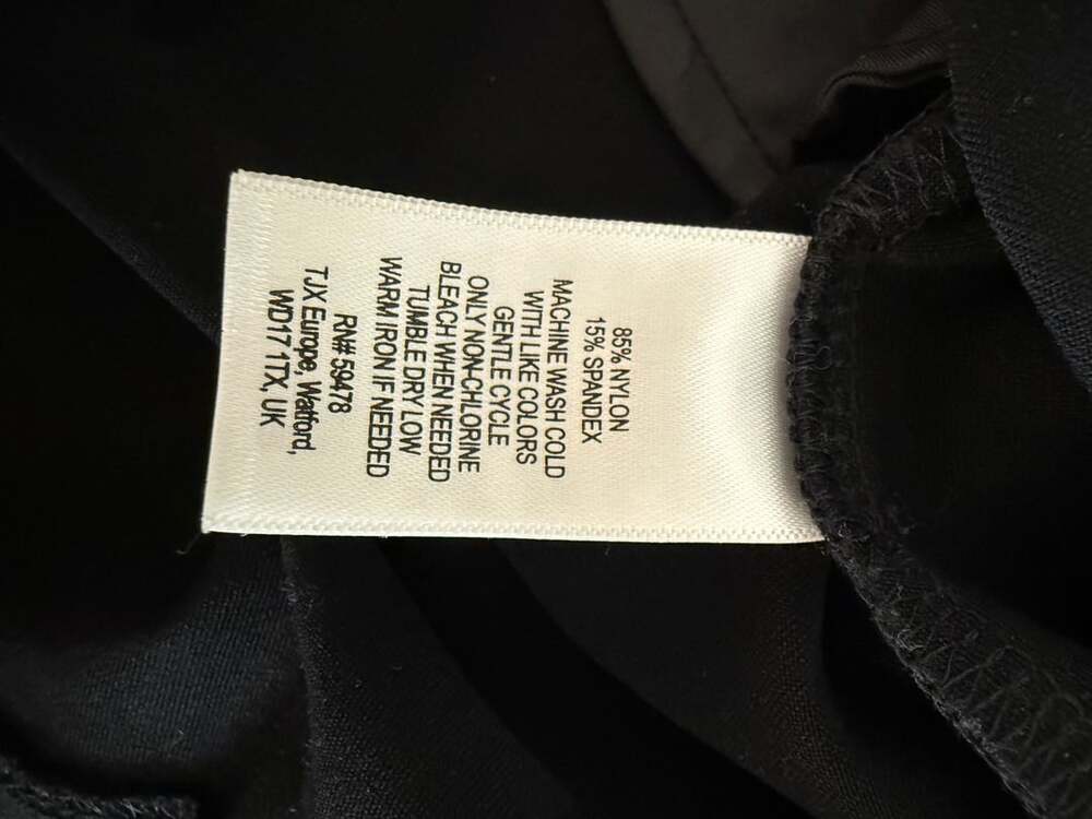 Cynthia Rowley Black Skater Dress Size Small S Racerback - Picture 6 of 6